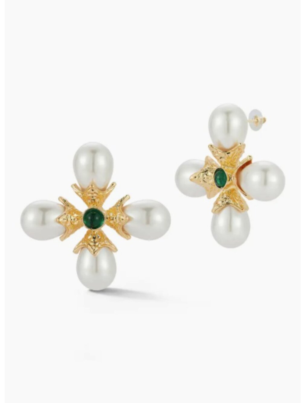 Sphera Milano Faux Pearl Statement Drop Earrings - NWT $80 MSRP